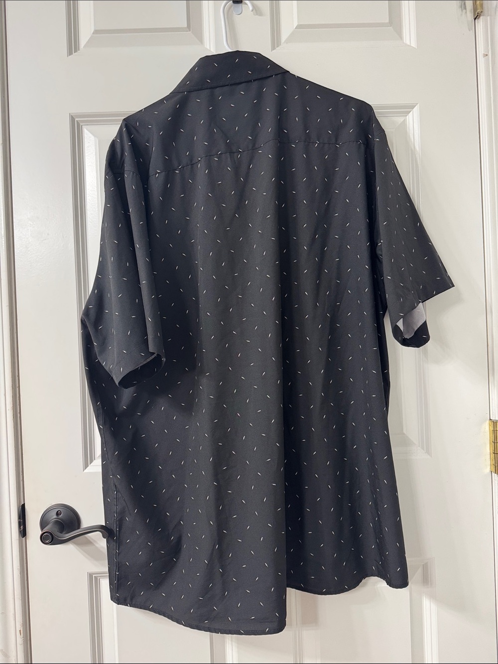 DIXXON Short Sleeve Black Button-Up Shirt. The Bolt. - Picture 4 of 4